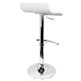 Artiss Set of 2 PU Leather Bar Stools - White