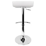 Artiss Set of 2 PU Leather Bar Stools - White