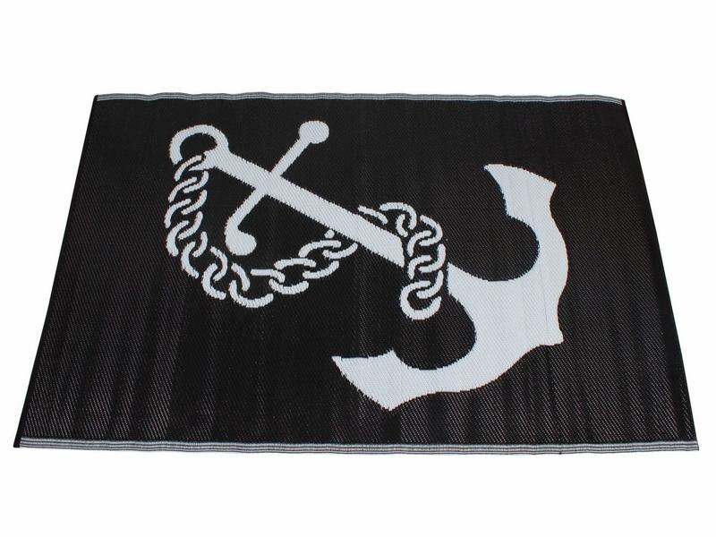 Outdoor Pp Mat Weatherproof Anchor 120x180cm