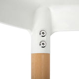 Artiss Set of 4 Wooden Stackable Dining Chairs - White