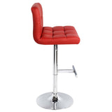Artiss Set of 2 PU Leather Bar Stools - Burgendy