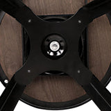Artiss Industrial Swivel Bar Stool - Black