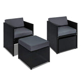 Gardeon 13 Piece Wicker Outdoor Dining Table Set