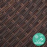 Gardeon Outdoor Wicker Sun Lounge - Brown