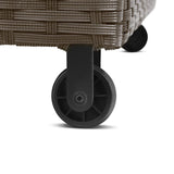 Gardeon 320L Outdoor Wicker Storage Box - Brown