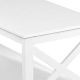 Artiss Wooden Storage Console Table - White