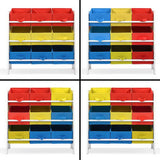 Artiss 9 Bin Kids Wooden Storage Cabinet Bookshelf