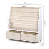 Artiss 4 Tier Wooden Kids Bookshelf - White