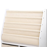 Artiss 4 Tier Wooden Kids Bookshelf - White