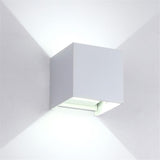 Modern Outdoor Waterproof Cube / Adjustable 12W COB LED Wall Lamp