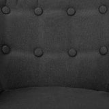 Artiss Kids Fabric Accent Armchair - Black
