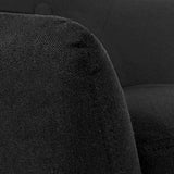 Artiss Kids Fabric Accent Armchair - Black
