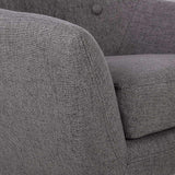 Artiss Kids Fabric Accent Armchair - Grey