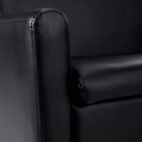 Artiss Kids PU Leather Double Armchair - Black