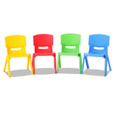 Keezi 5 Piece Kids Table and Chair Set - Red