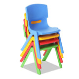 Keezi 5 Piece Kids Table and Chair Set - Red