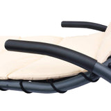 Gardeon Outdoor Lounge Chair with Shade - Beige