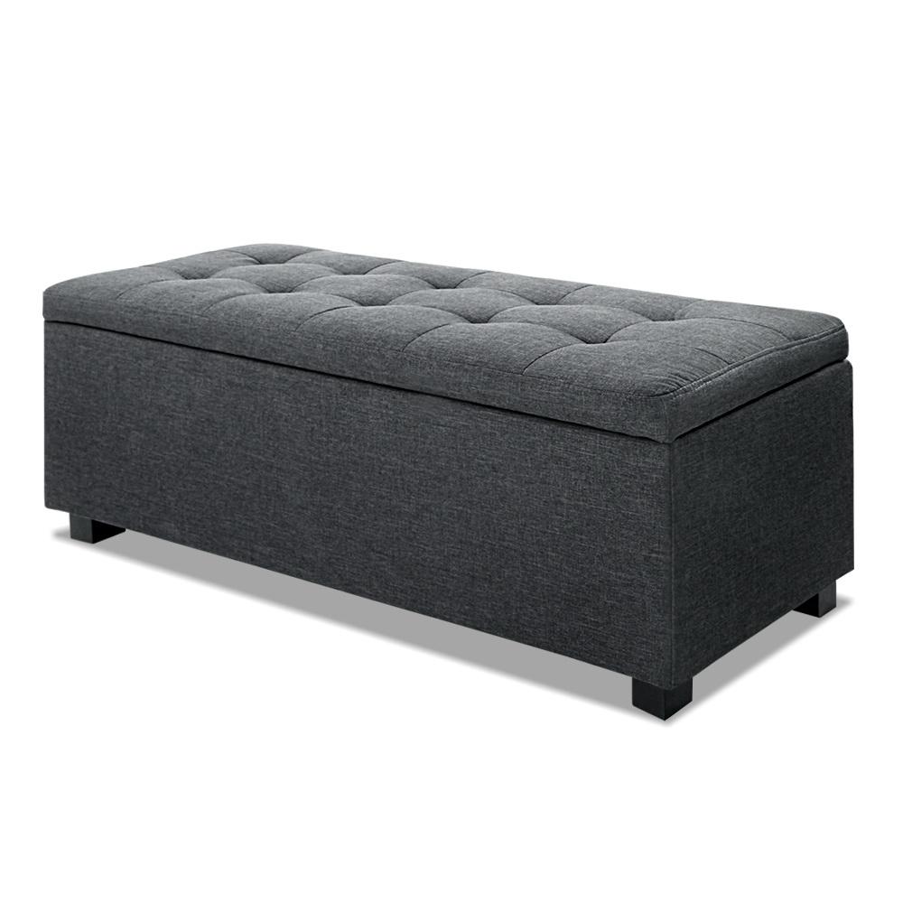 Lane kasan charcoal discount gray storage ottoman