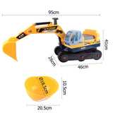 Keezi Kids Ride On Excavator - Yellow