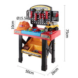 Keezi 52 Piece Kids Workbench Set - Black