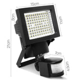 Set of 2 100 LED Solar Powered Motion Sensor Lights