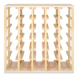 Artiss 30 Bottle Timber Wine Rack