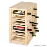 Artiss 30 Bottle Timber Wine Rack