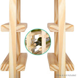 Artiss 30 Bottle Timber Wine Rack