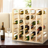 Artiss 30 Bottle Timber Wine Rack