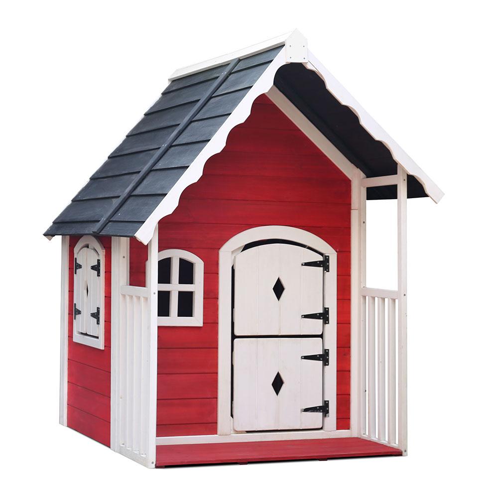 Kids Cubby House Wooden Cottage Playhouse