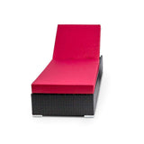 Gardeon Outdoor Wicker Sun Lounge - Black