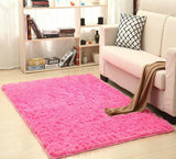 Modern Super Soft Silk Wool Shag Rug