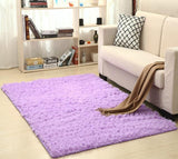 Modern Super Soft Silk Wool Shag Rug