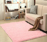Modern Super Soft Silk Wool Shag Rug