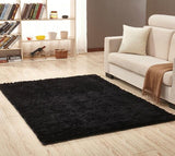 Modern Super Soft Silk Wool Shag Rug