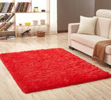 Modern Super Soft Silk Wool Shag Rug