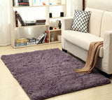 Modern Super Soft Silk Wool Shag Rug