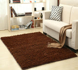 Modern Super Soft Silk Wool Shag Rug