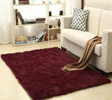 Modern Super Soft Silk Wool Shag Rug