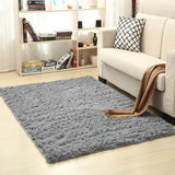 Modern Super Soft Silk Wool Shag Rug