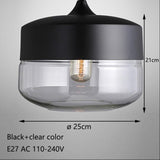 Nordic Modern loft hanging Glass Pendant Lamp