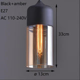 Nordic Modern loft hanging Glass Pendant Lamp