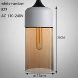 Nordic Modern loft hanging Glass Pendant Lamp