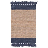Jute hand-woven rug (60cm x 90cm)