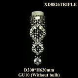 LED Crystal Chandelier Light Lamp