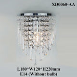LED Crystal Chandelier Light Lamp