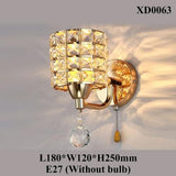LED Crystal Chandelier Light Lamp