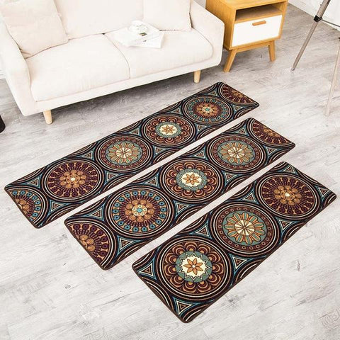 Modern European Style Runner Rug - Non-Slip/Breathable